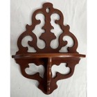 Vintage Butler Scroll Cut Wood Wall Shelf C101     Ornate 13  Hanging Display