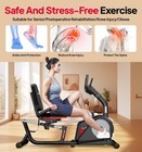 Indoor Recumbent Exercise Bike Stationary Bike Fitness Elliptical Exercise