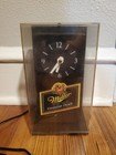 Vintage Miller Genuine Draft Beer Cube Clock Time Works Doesnt Light