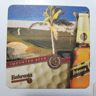 Bohemia Imported Beer Lot Of 2  Beer Coasters 4  X 4 