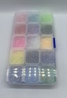 5mm Flatback Jelly Ab Rhinestones Multi Color Variety Kit - 15 Grid Case           