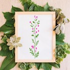 14 Pack Large Floral Vine Stencils For Painting  12x3 Inch Reusable Leaf Flower 