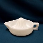 Vtg Sunkist Usa 1950s Thick White Milk Glass Orange fruit Juicer Euc 8 