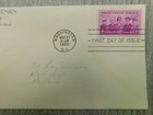 First Day Of Issue Armed Forces Reserve Wa Dc 1955 Vintage Stamp Envelope Cover