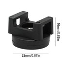 20pcs Black Magnetic Cable Zip Tie Mount Base Wire Clips Management Base Holder