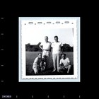 Old Vintage Square Photo Quartet All Men In Field Snapshot Picture Photograph