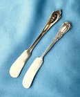 2 Sterling Individual Butter Knives Durgin Wallace 42 Grams