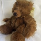 Vtg Russ Berrie    timber    The Brown Grizzly Bear Plush Toy Stuffed Teddy Nwt