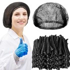 500 Pcs Disposable Bouffant Caps - Elastic Hairnets For Food Service  Nurses  La