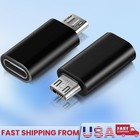 2pcs Type C Female To Micro Usb Male Port Converter Charge Data Sync Adapter