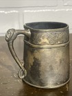 Antique Meriden Britannia Company Ornate Childs Mug 1890