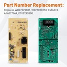 Wb27x29801 Wb27x38153 Ge Microwave Control Board White Led Oem 90 Day Warranty