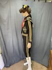  free Shipping  Fancy Black And Gold Matador Adult Costume  new 