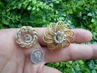  2  Vintage Odd Fellows - Daughters Of Rebekah - Dove Crescent Moon Pins