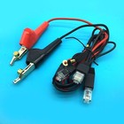 Set Alligator Clip Cord Line Angled Bed Nails Clip Rj11 rj45 Plug Piercing Clips