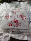 Vintage Cowboy Western Semi-flush Ceiling Light Vintage Glass Shade Original 