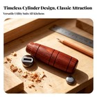 Wooden Handle With Fittings Solid Wood Wooden Grip With Metal Fittings