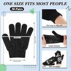 30 Pair Exfoliating Glove Double Sided Exfoliating Bath Gloves Pack Nylon Color