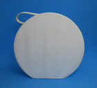 Vintage Walt Disney Snow White Child s White Round Train Carry Case Collectible