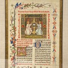 Fine Antique German Johanem Arens Gothic Style Hand Illuminated Manuscript 1918