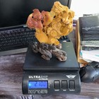 Natural Shoushan Stone Carving Fish Statue Sculpture  carved Goldfish