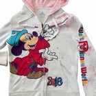 Disneyland Resort Disney World 2016 Mickey Mouse Fantasia Zip Up Hoodie Small