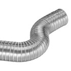 Lambro Silver 8  X 8  Flexible Semi-rigid Aluminum Duct  310  Lao310