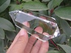 6 Sided  Natural  Clear Quartz Crystal Vogel Style Dt Point Healing 249 5g