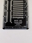 Vintage White Ace Postage Stamps Perforation Stamp Gauge