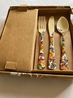 New Mackenzie Childs Flower Market Flatware  Set 4 Each  Spoon Fork Knife