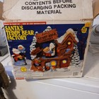 Wee Crafts    santa s  Teddy Bear Factory  - Lights Up - Vintage- Open Box