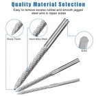 3x Tire Repair Carbide Burr Drill Bit Cutter Patch Plug Tool Kit 3mm 4 5mm 6mm