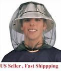 2x  Anti-mosquito Bug Bee Insect Head Net Hat Cap Sun Protection Fishing Hiking 