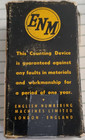 Vintage Metal Hand Held Tally Counter Nos In Box - Enm Brand
