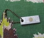 Vintage 1974 Dav Illinois License Plate Cj 1964 Keychain Tag