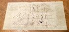 1854 Bank Check Ilion Bank New York  Large Fantastic Vignettes  Margins