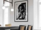 Bob Marley Smoking Weed Poster  Vintage Music Wall Art  Reggae Legend Decor