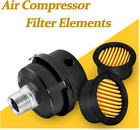 Bokwin 4 Pcs 1 2 Inch Air Compressor Intake Paper Filter Element Replacement air