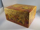 Francisco Coronel Signed Mexican Lacquer Box Olinala Jaguars Trinket Folk Art