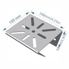 3 Loops Stainless Steel Corner Mount Bracket For Ip Cctv Security Cameras