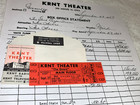 The Doors 1967 Original Unused Concert Ticket Krnt Theatre Jim Morrison Ephemera