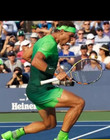 Nike Rafa Nadal Shirt Adult Small Green Us Open 2015 Tennis Center Logo Mens S