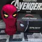 Spider-man Homecoming Mask Control Blinking Eyes Helmet Cosplay Props Gift Red