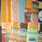 Vtg Rick Rack Lot 16 Pcs Nos Wrights Penneys Nufashond Star Sewing Trim Cotton
