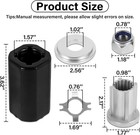 For Mercury mariner Outboard Propeller Hub Kit  40-250hp  835257k1 Prop      