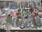 20lbs Bulk Lot Of 150  Vintage Gold Plated Necklace Silver Modern Beaded Womens