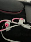 Beats Powerbeats 2 By Dr  Dre Bluetooth Wireless Headphone Hooks Pink Tested