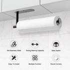Paper Towel Holder Under Cabinet Self Adhesive Wall Mount For Bathroom  Sink  Rv