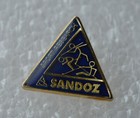 Sandoz Pharmaceutical Sport Research Vintage Pin Badge Lsd Albert Hofmann