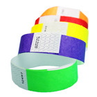 100  500  1000 Count - 3 4  Paper Armbands-choose Your Color - Clubs  Id Bands